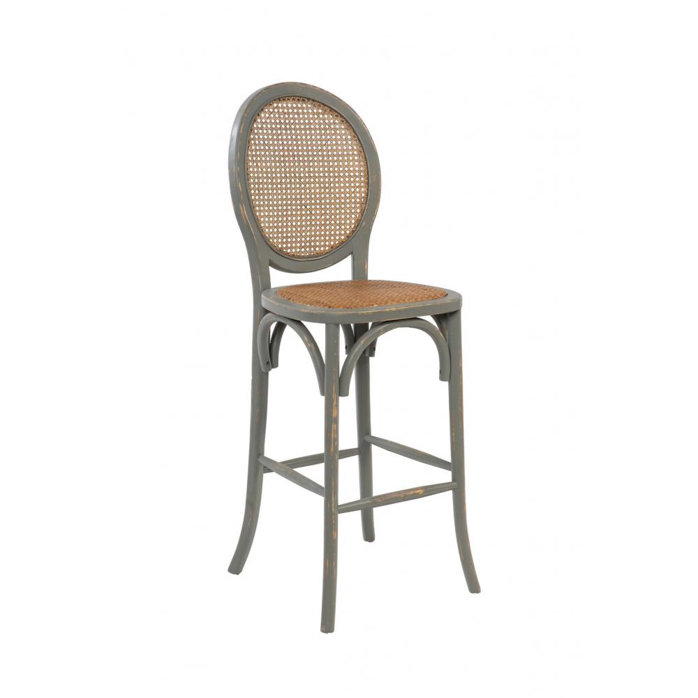 barszek fa butor rattan hattamla kopott szurke fa felulet olasz butor etterem bar borozo magas szek lameridiana lakberendzes country vintage farmhouse provance stilus.jpg